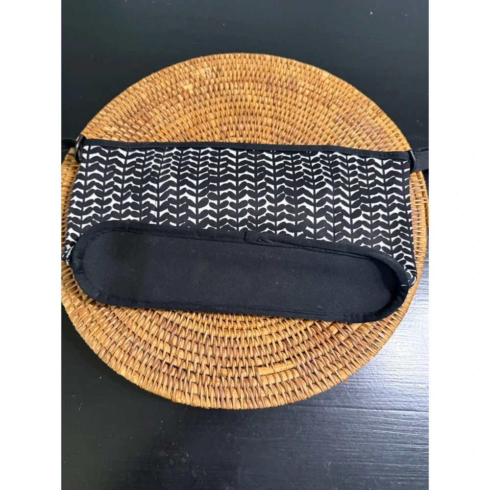 Skiphop Skidaddle Stroller Organizer Caddy Black White Pattern Detachable Pouch